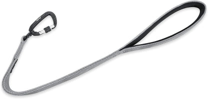 Heavy-Duty 24-Inch Short Dog Leash with Comfortable Handle and Lightweight Aviation Aluminum Clip - Ideal for Daily Walking and Training of Large and Medium Dogs (Slate Gray)